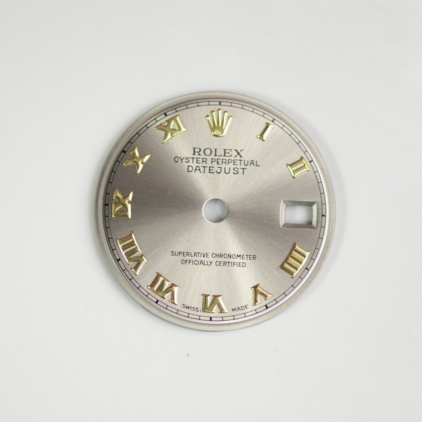 DJ 26 Silver Roman Dial front