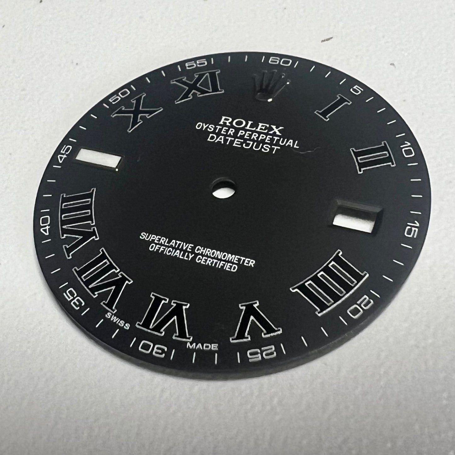 Genuine Rolex Datejust II Matte Black with Roman Numerals