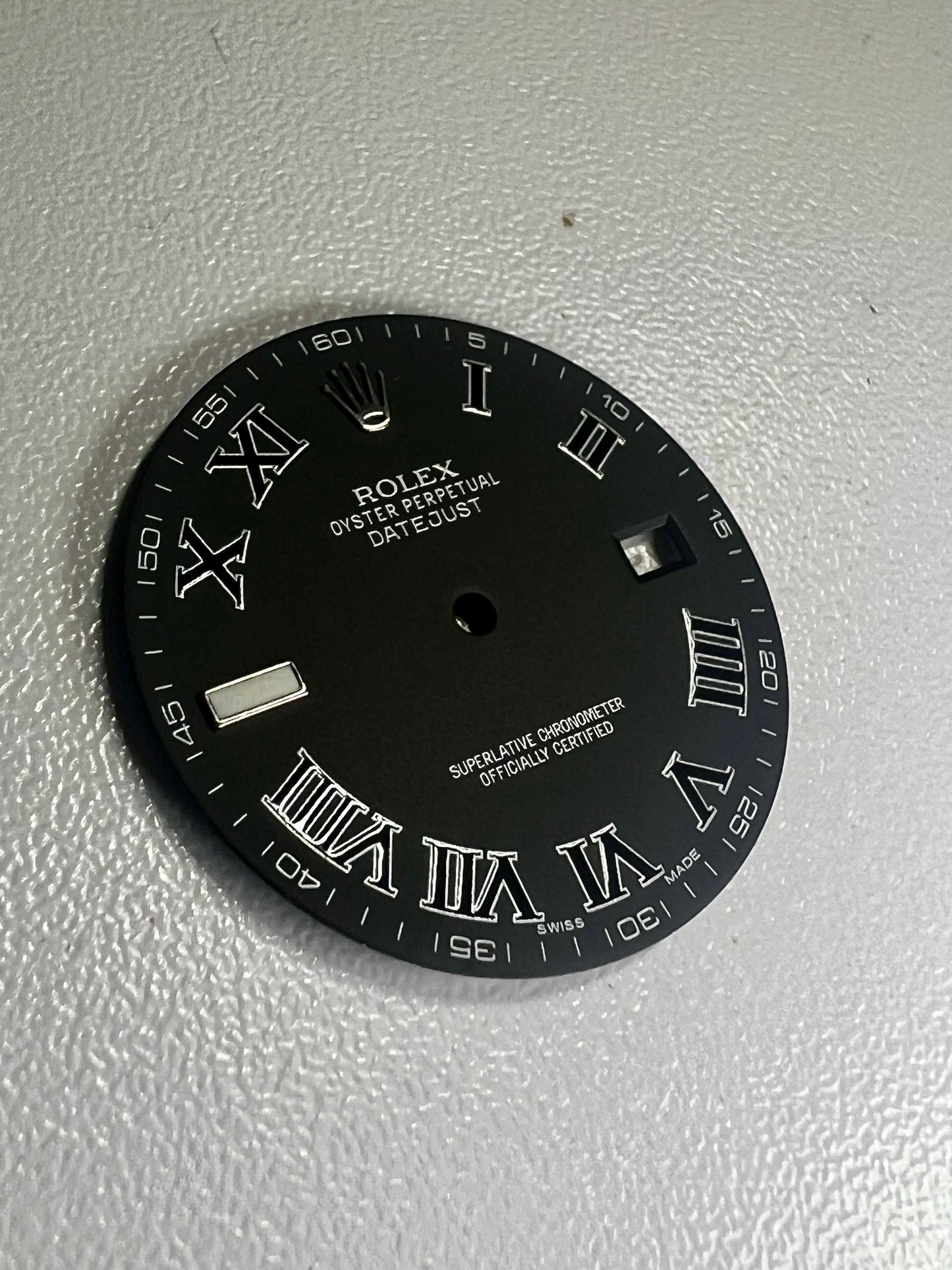 Genuine Rolex Datejust II Matte Black with Roman Numerals