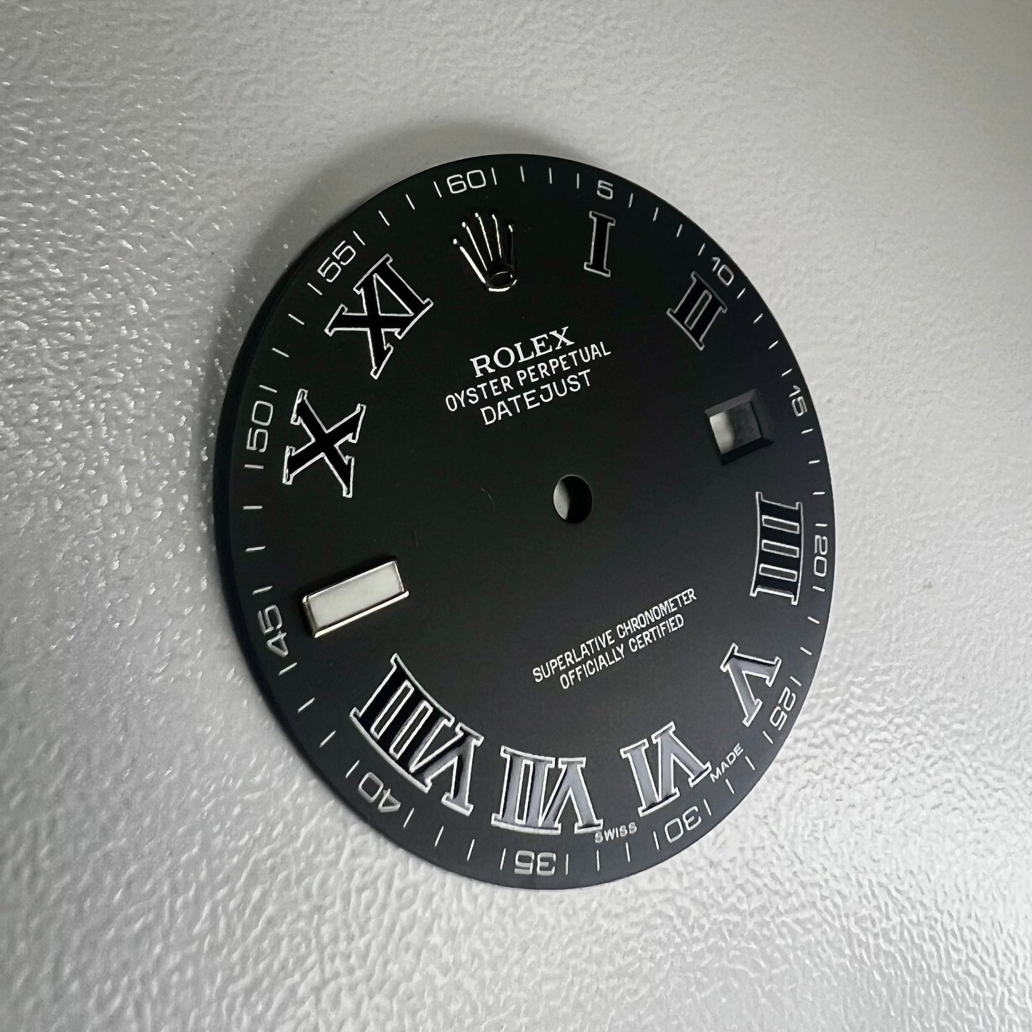 Genuine Rolex Datejust II Matte Black with Roman Numerals