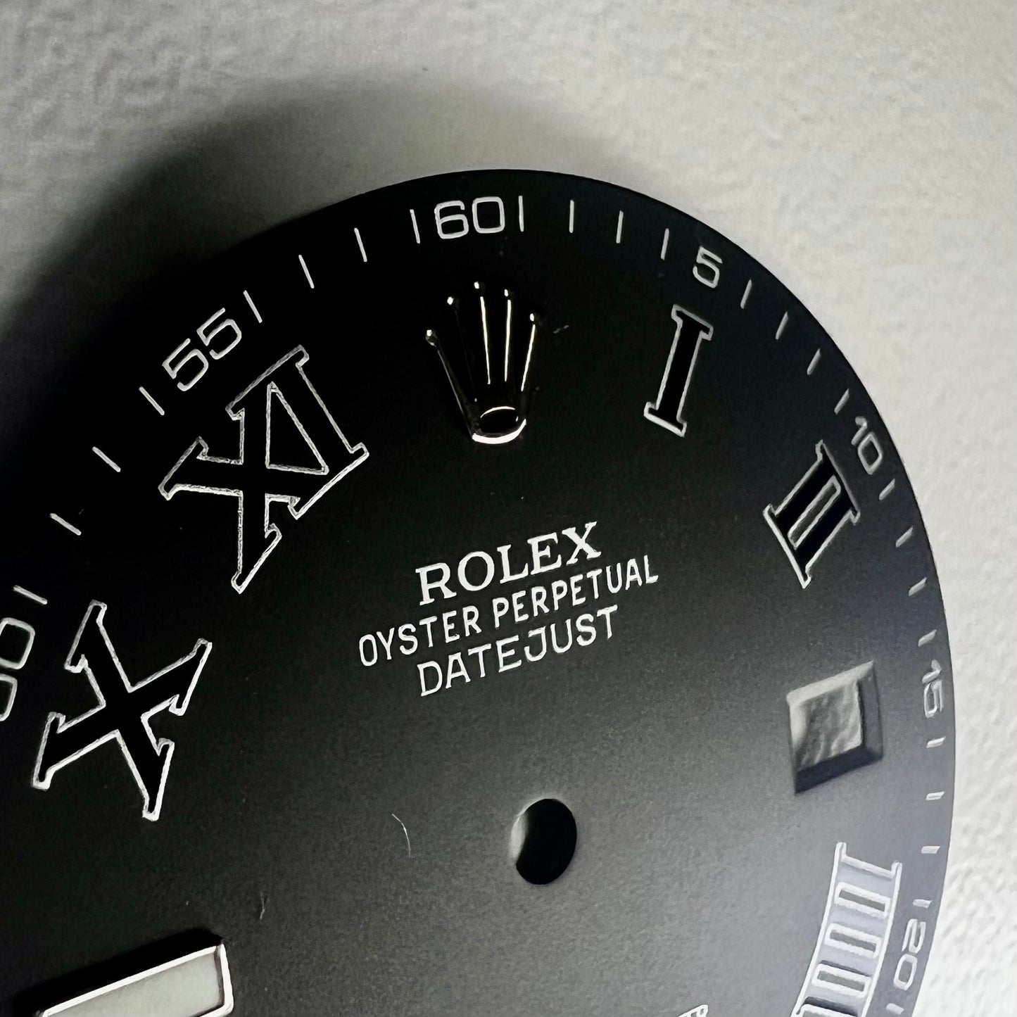Genuine Rolex Datejust II Matte Black with Roman Numerals
