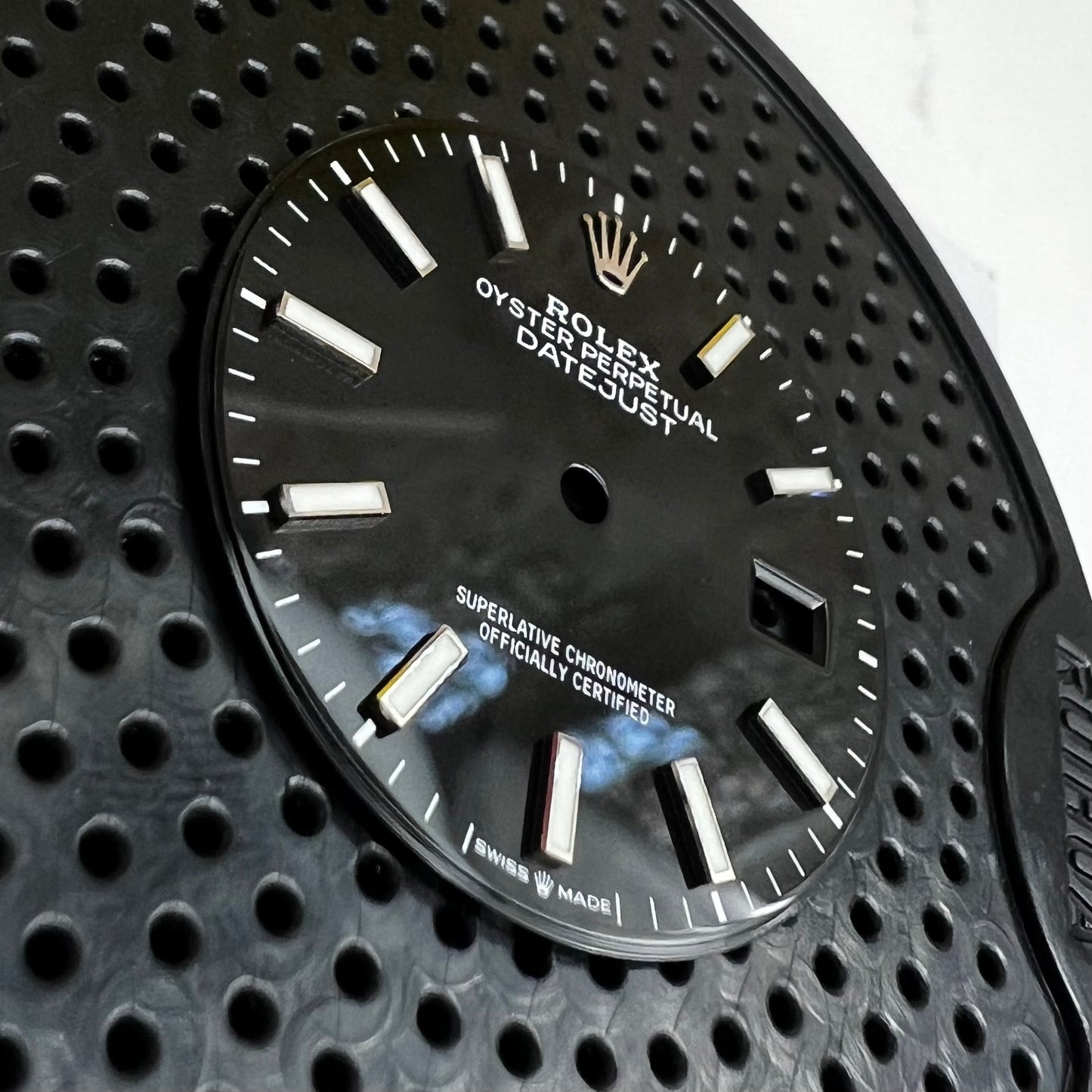 Genuine Rolex Datejust 36 (new model) Black Luminova Stick Dial