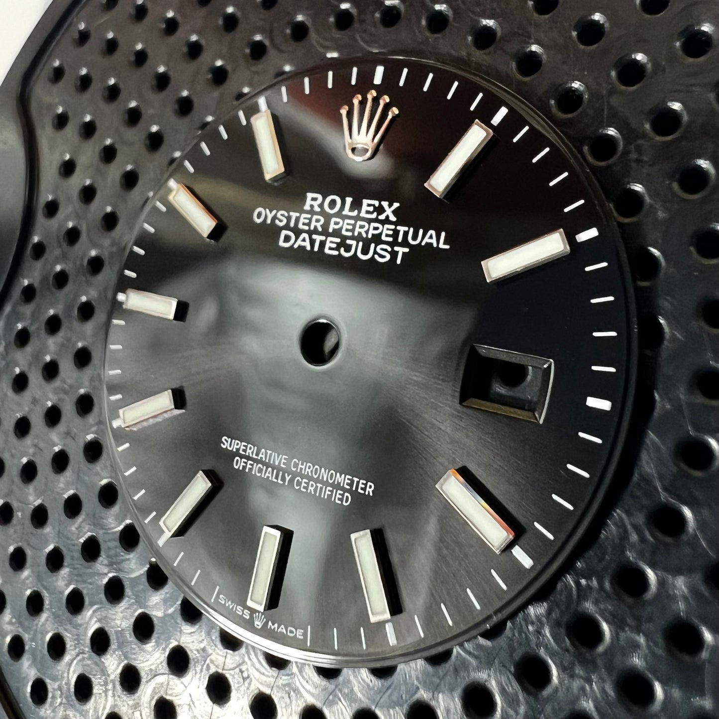 Genuine Rolex Datejust 36 (new model) Black Luminova Stick Dial
