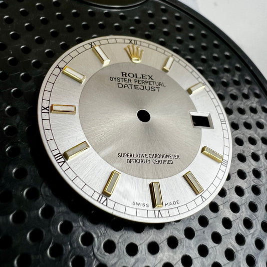 Genuine Rolex Datejust 36 Silver Tuxedo Dial