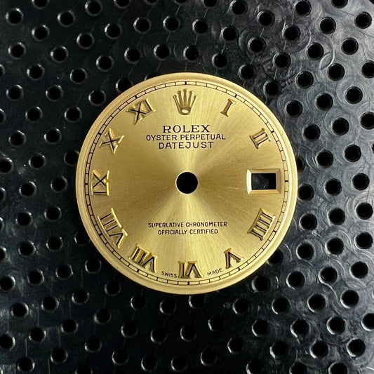 Genuine Rolex Datejust 26 Champagne Roman Dial