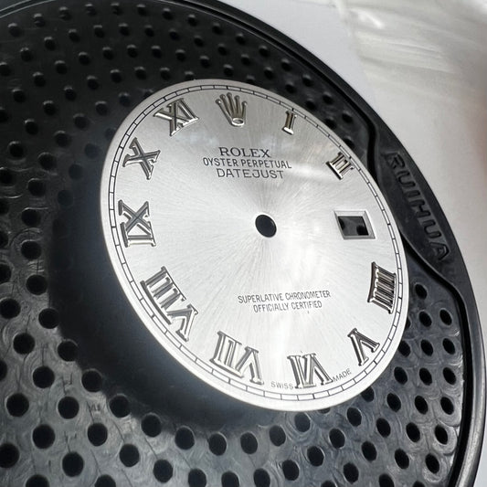 Genuine Rolex Datejust 36 Silver Roman Dial (WG)