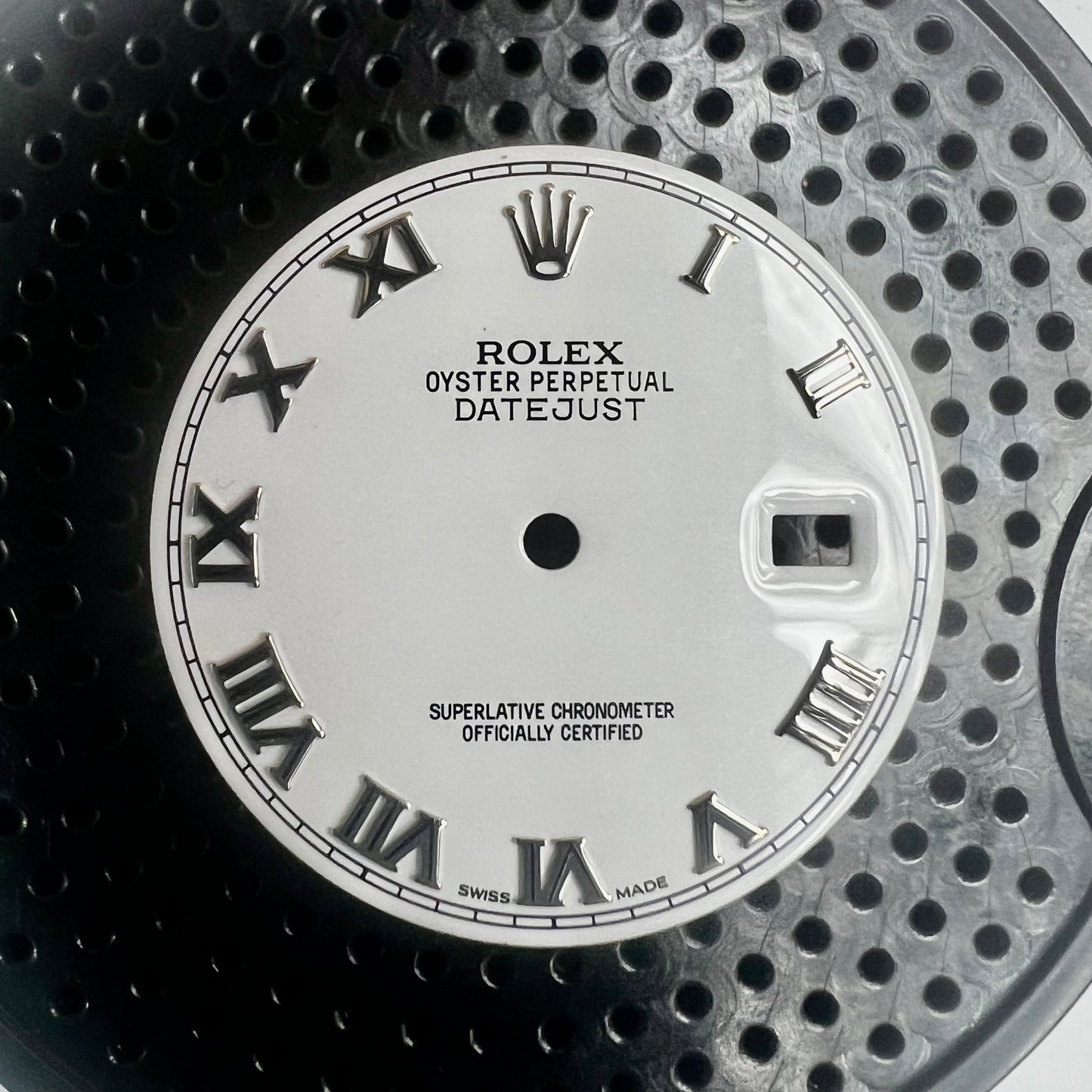 Genuine Rolex Datejust 36 White Enamel Roman Dial (WG)