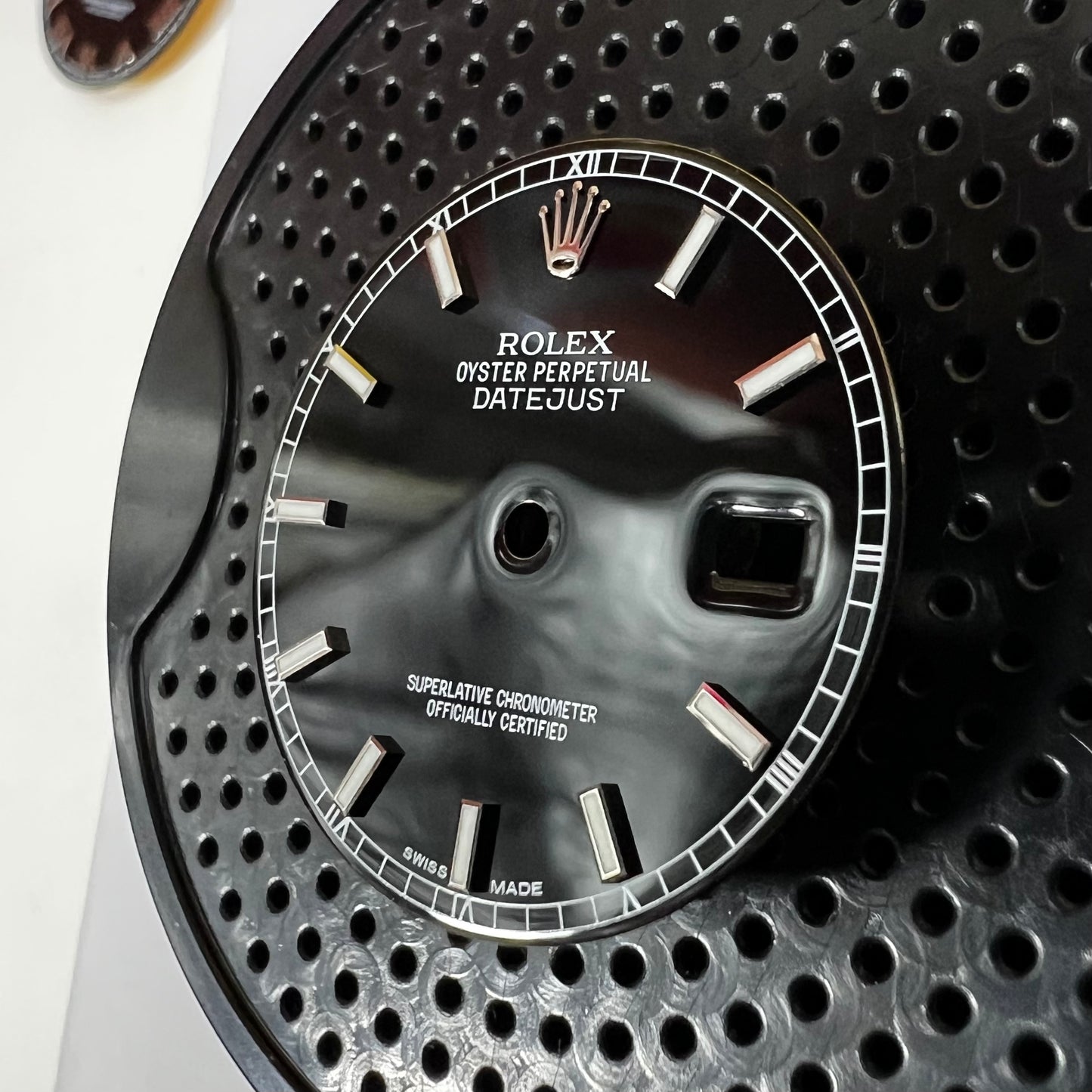 Genuine Rolex Datejust 36 Gloss Black Enamel Dial