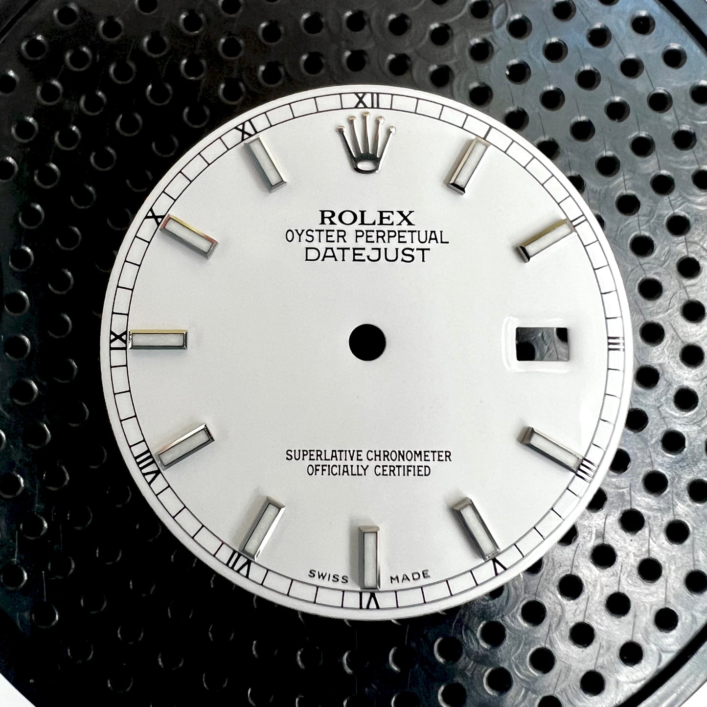 Genuine Rolex Datejust 36 Gloss White Enamel Dial