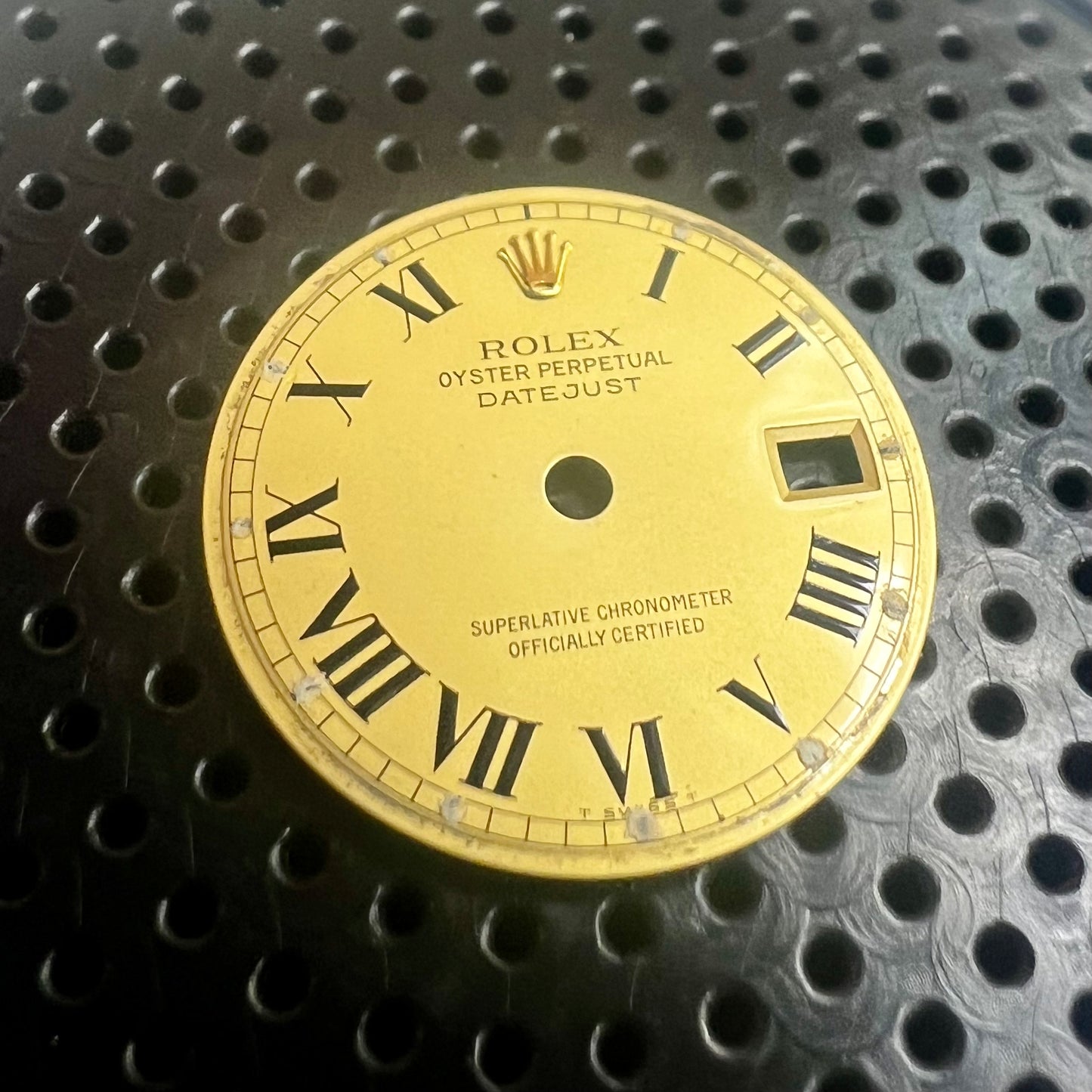 Genuine Rolex Datejust 26 Champagne Buckley Roman Dial