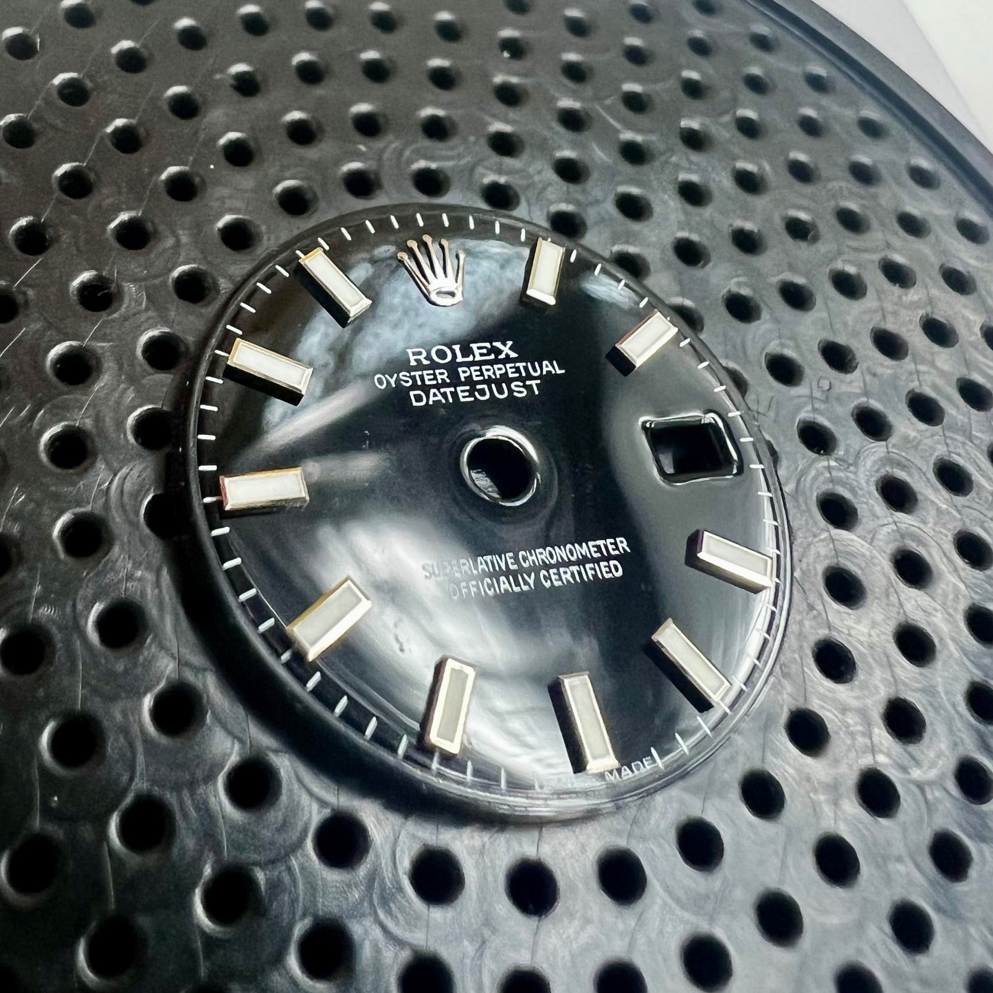 Genuine Rolex Datejust 26 Gloss Black Enamel Dial