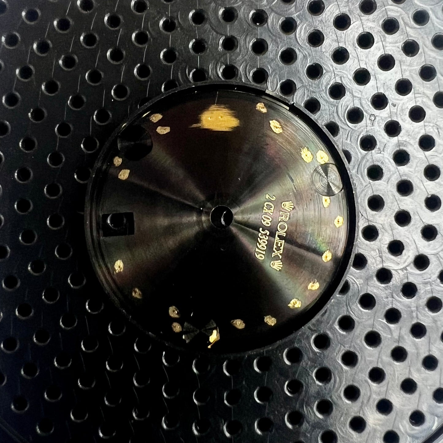 Genuine Rolex Datejust 31 Black Sunray Roman Bimetal Dial