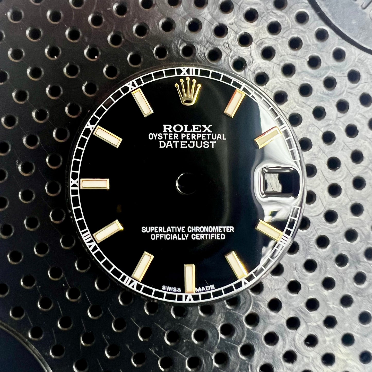 Genuine Rolex Datejust 31 Black Bimetal Dial