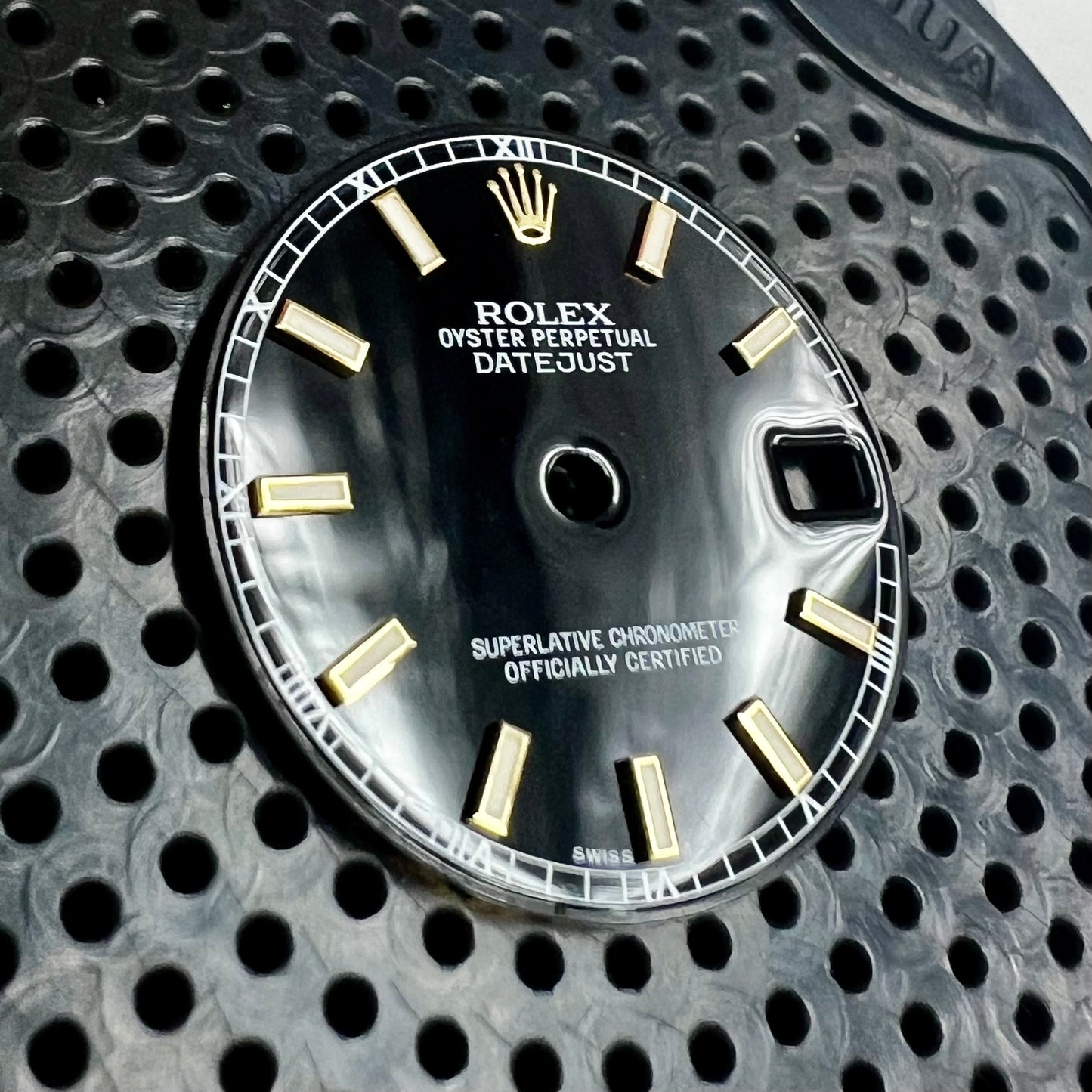 Genuine Rolex Datejust 31 Black Bimetal Dial