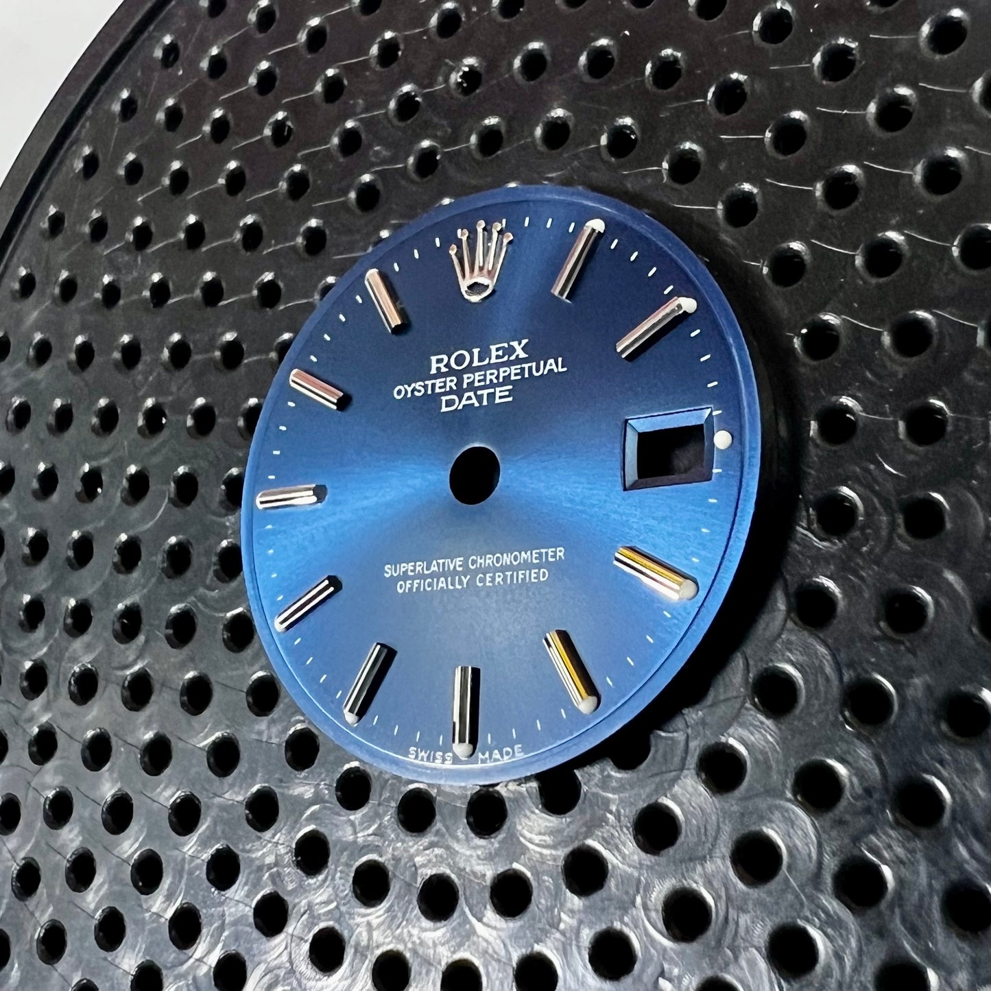 Genuine Rolex Ladies 26mm Date Blue Dial with Stick Markers