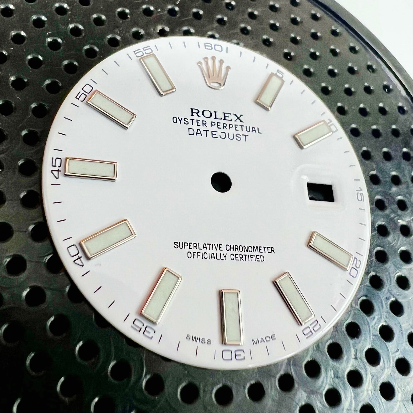 Authentic Factory Rolex Datejust II Gloss White Dial