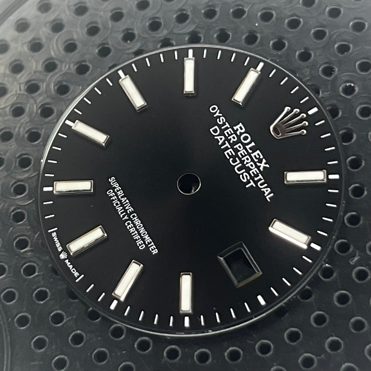 Genuine Rolex Datejust 36 (new model) Black Luminova Stick Dial