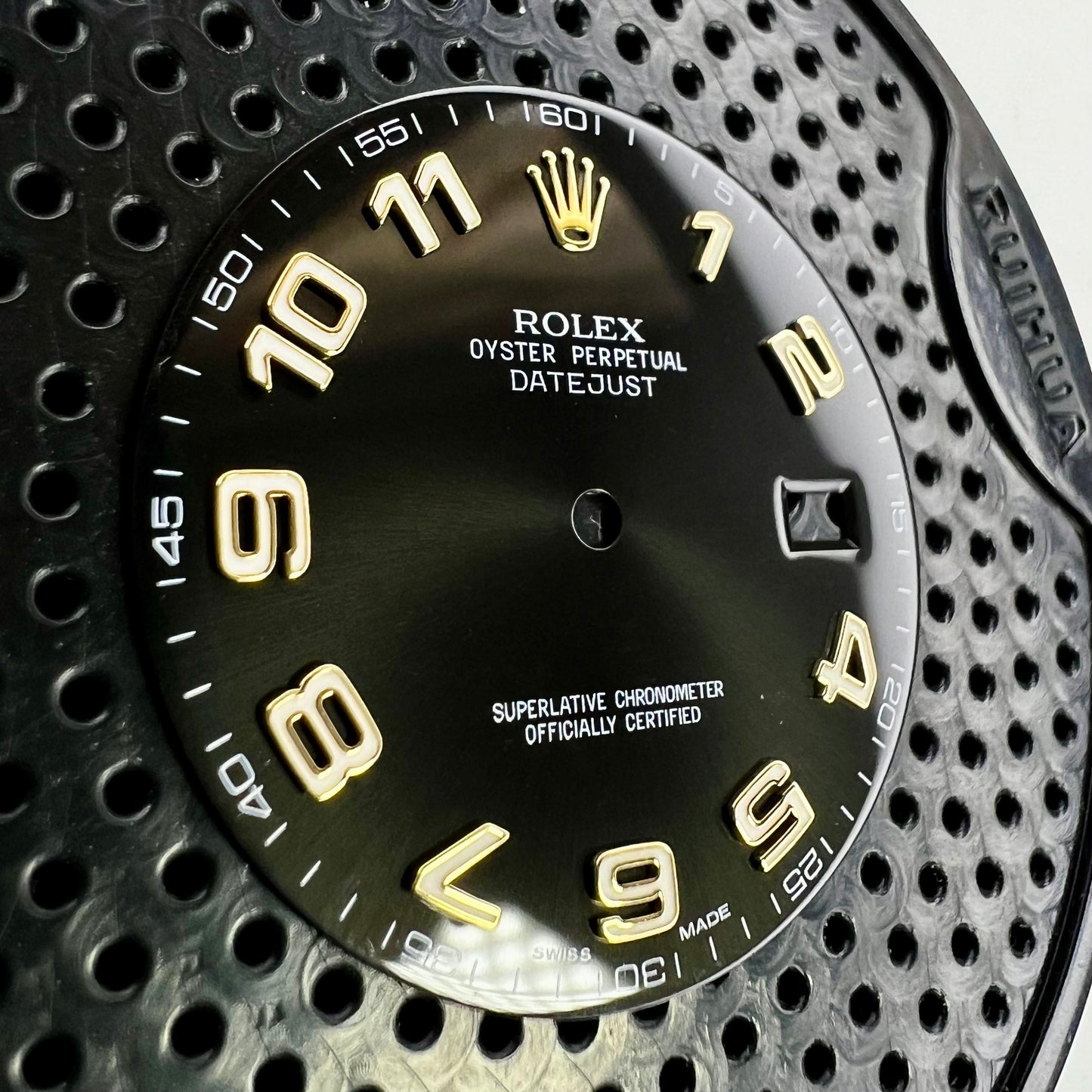 Genuine Rolex Datejust II Gloss Black Arabic Dial