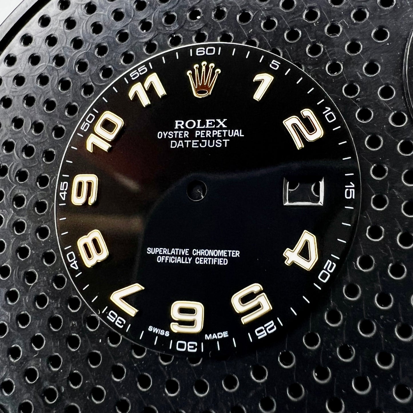 Genuine Rolex Datejust II Gloss Black Arabic Dial