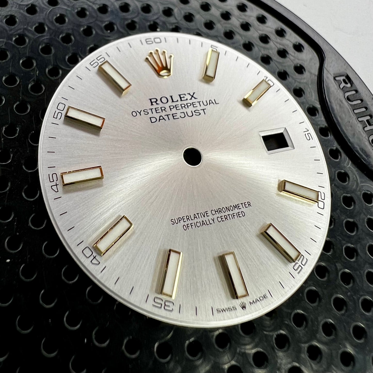 Genuine Rolex Datejust 41 Silver Dial with Chromalight Stick Hour Markers
