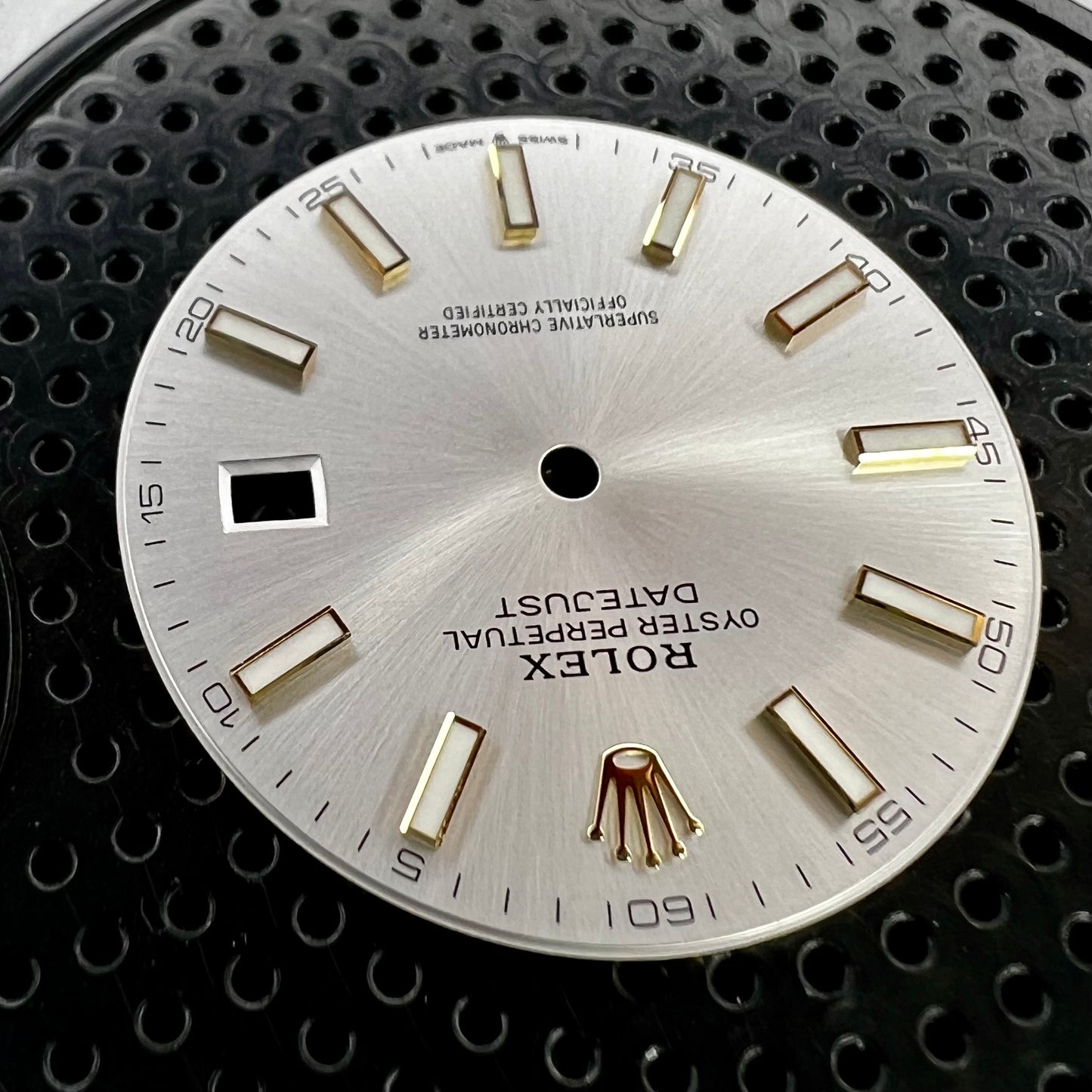 Genuine Rolex Datejust 41 Silver Dial with Chromalight Stick Hour Markers