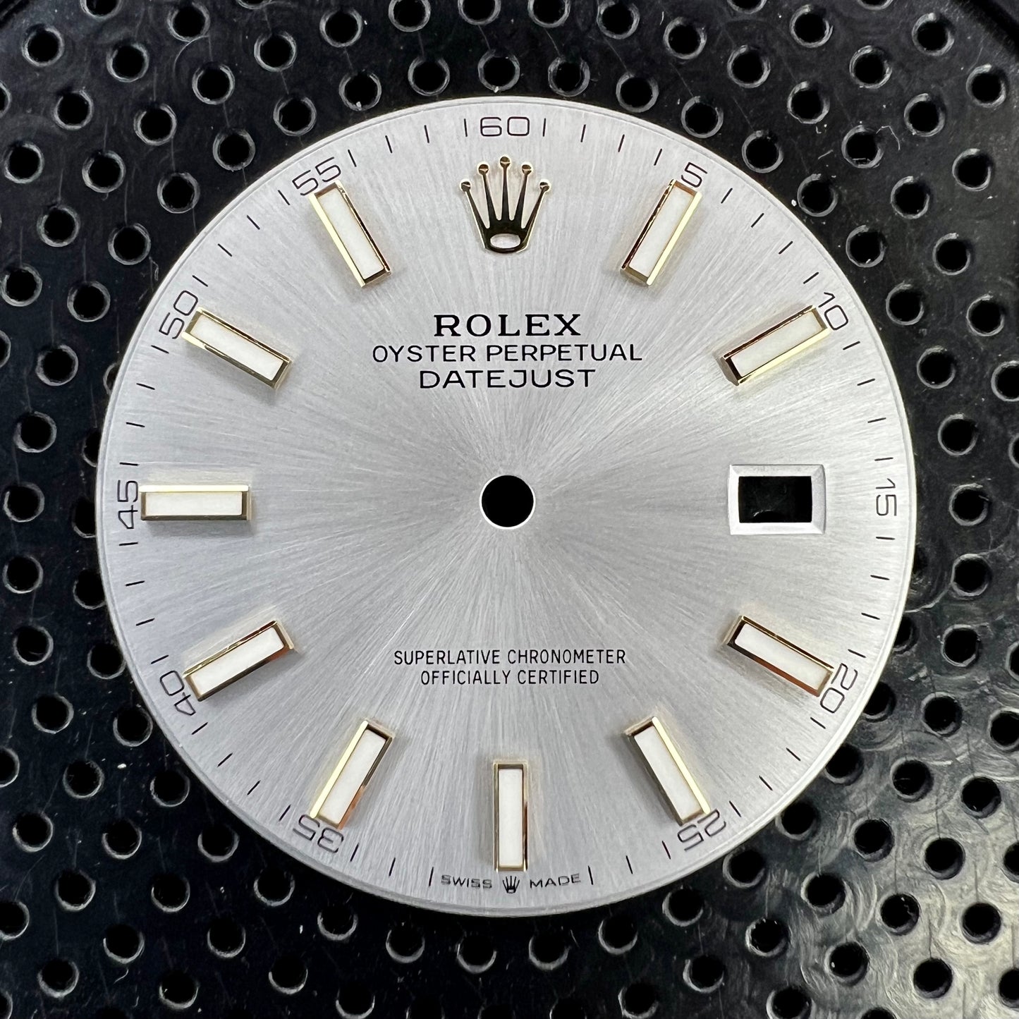 Genuine Rolex Datejust 41 Silver Dial with Chromalight Stick Hour Markers