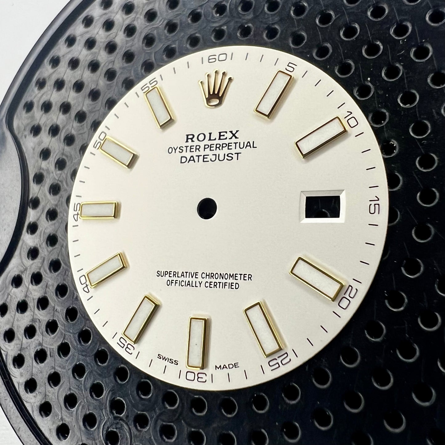 Genuine Rolex Datejust II Semi-Gloss Silver with Luminova Sticks Dial