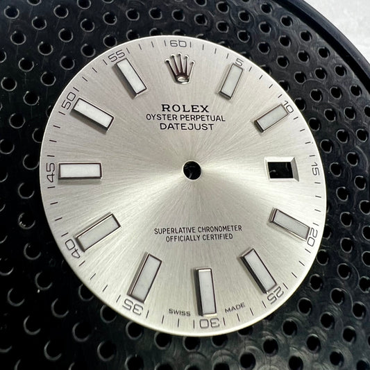 Rolex Datejust II Silver Dial (left side view)