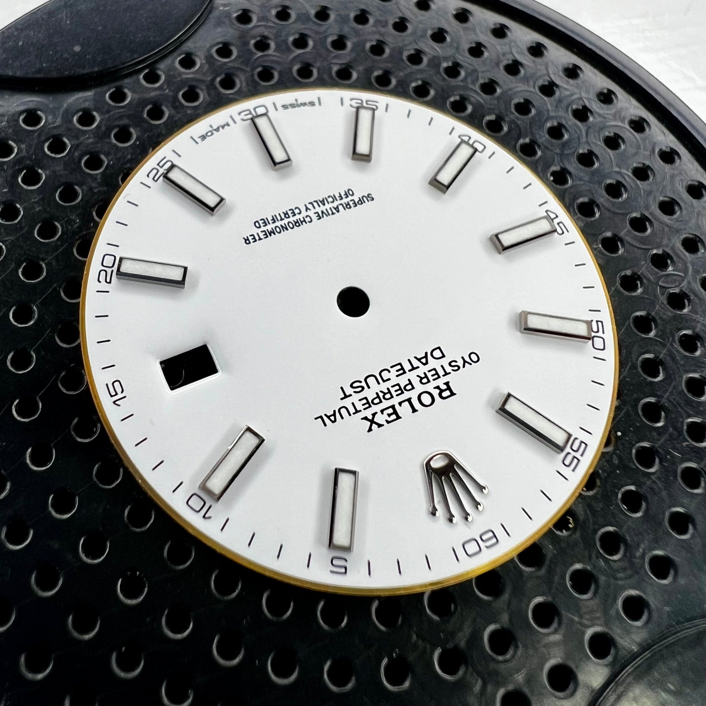 Genuine Rolex Datejust 41 White Dial with Chromalight Stick Hour Markers