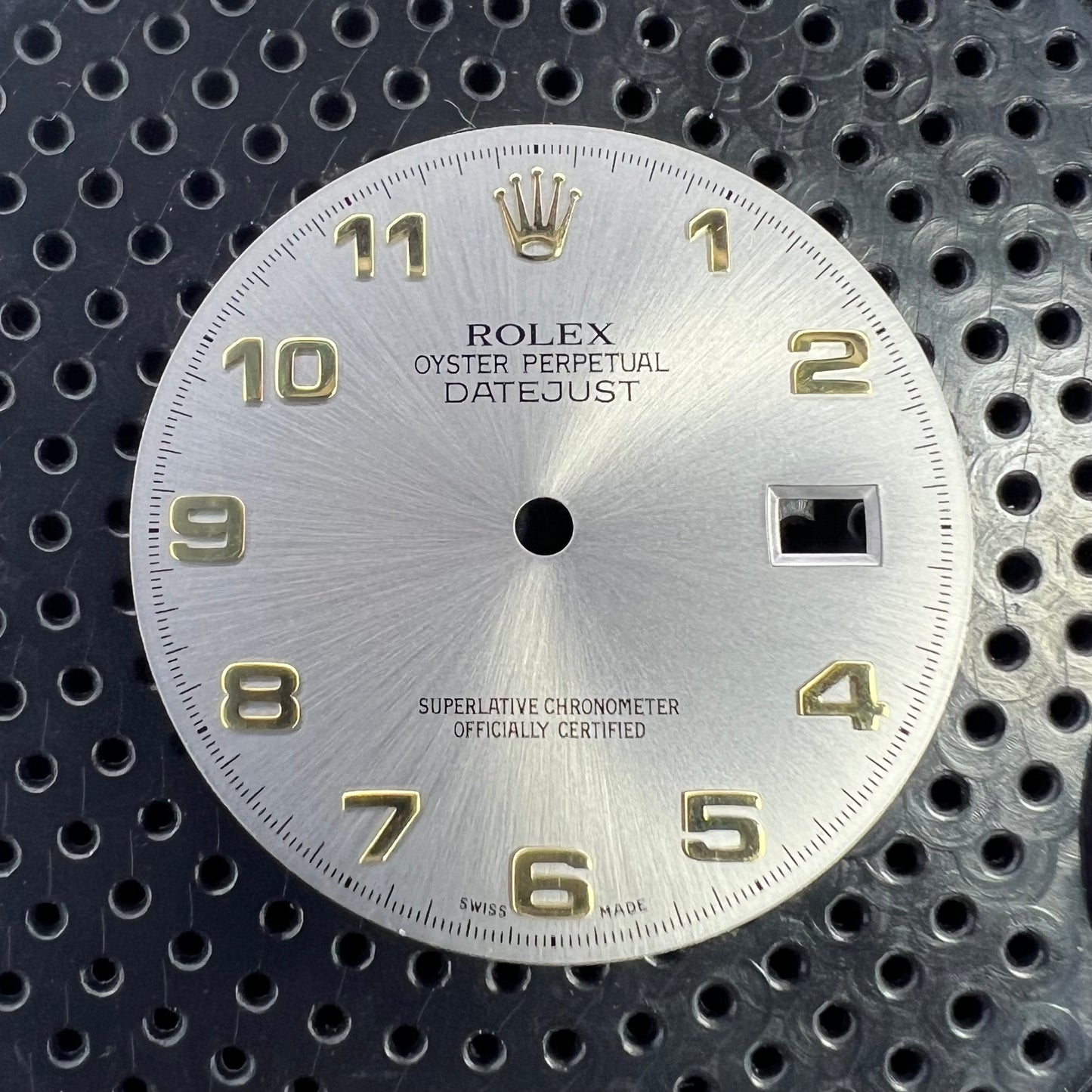 Genuine Rolex Datejust 36 Sunburst Silver Arabic Numeral Dial