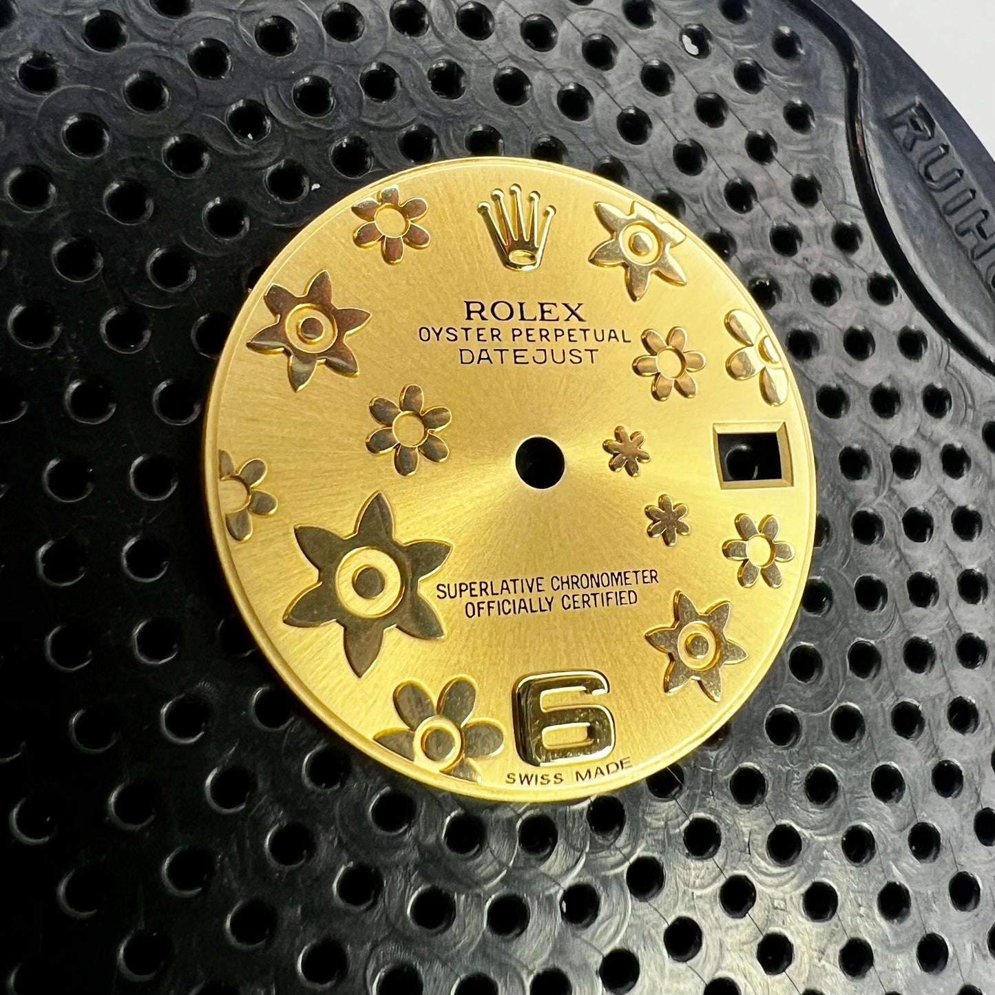 Genuine Rolex Datejust 31 Gold Flower Dial