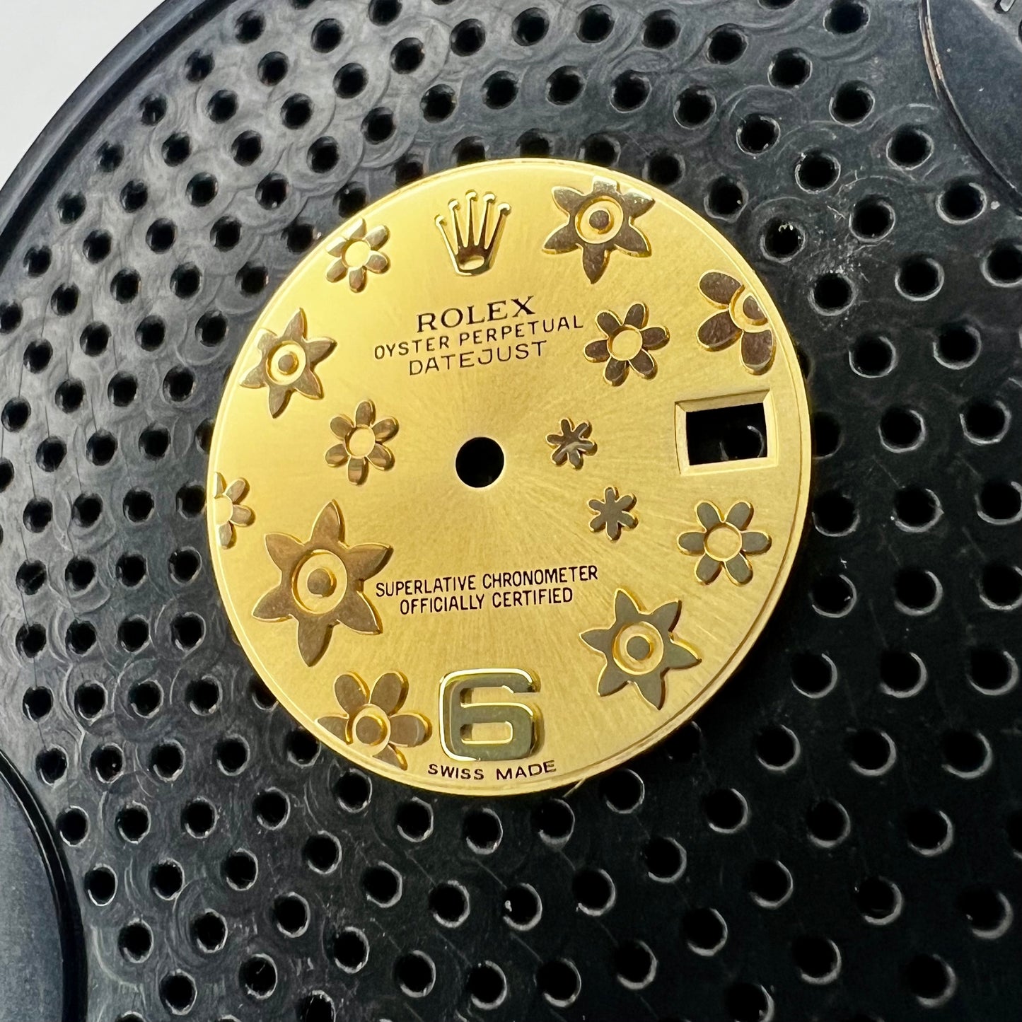 Genuine Rolex Datejust 31 Gold Flower Dial