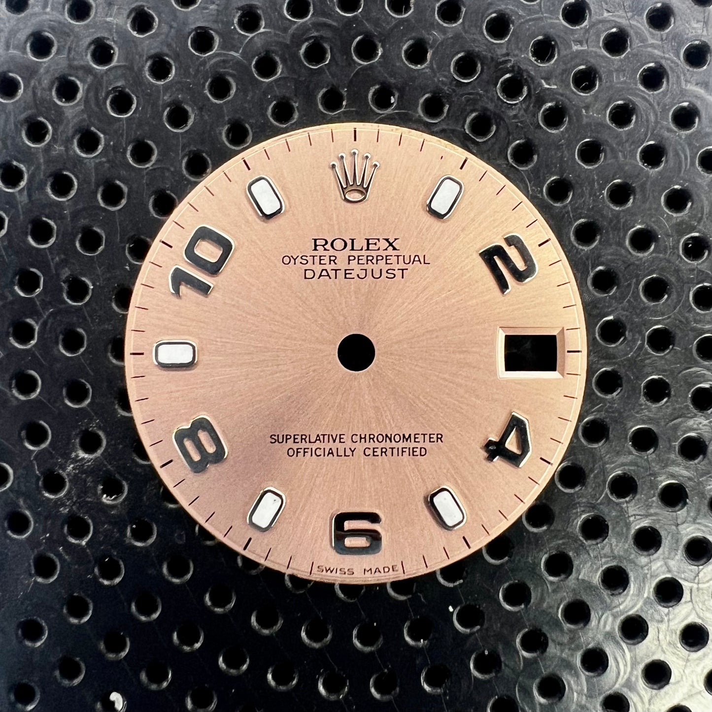 Genuine Rolex Datejust 31 Salmon Arabic Dial