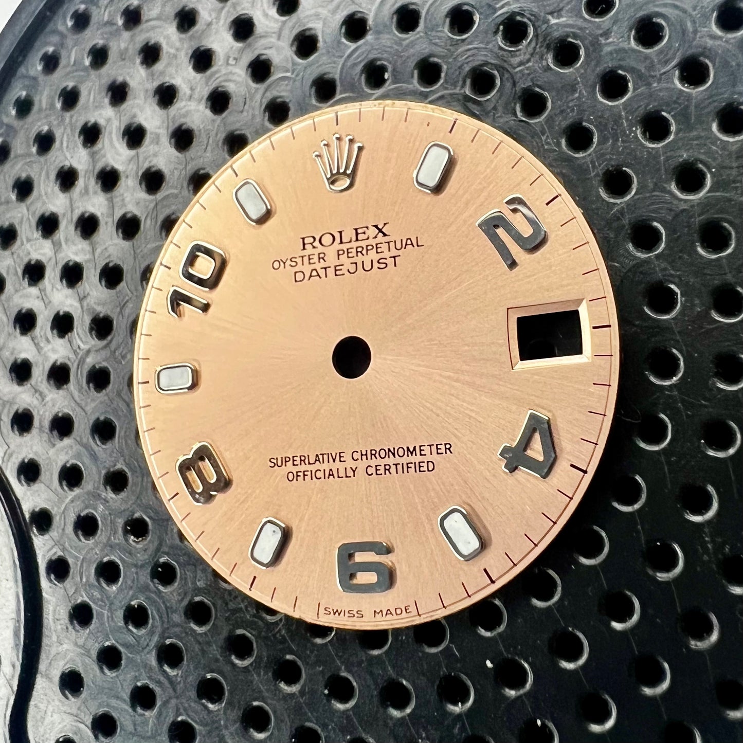 Genuine Rolex Datejust 31 Salmon Arabic Dial