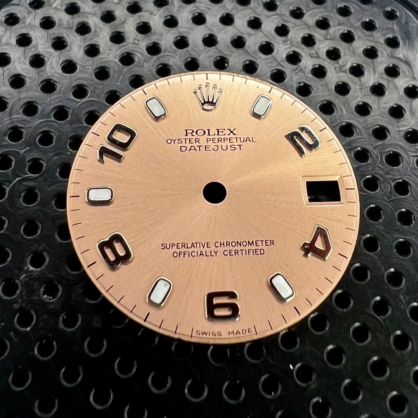 Genuine Rolex Datejust 31 Salmon Arabic Dial