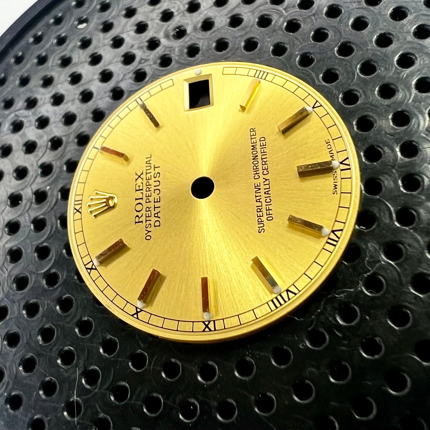 Genuine Rolex Datejust 31 Champagne Classic Stick Dial