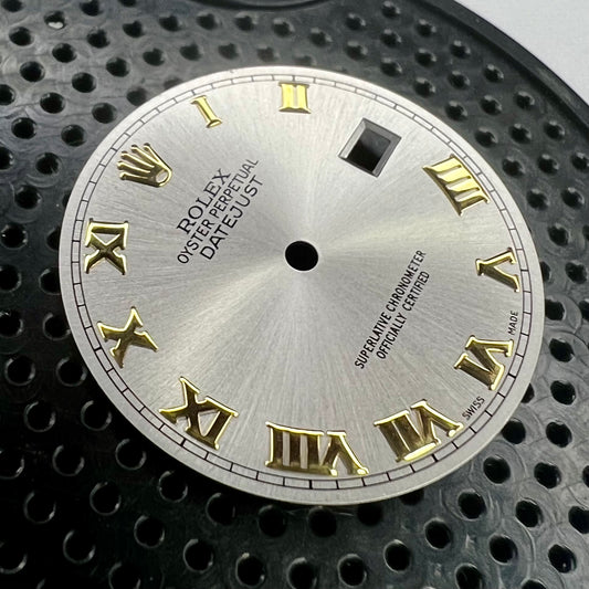 Genuine Rolex Datejust 36 Dark Silver Roman Dial