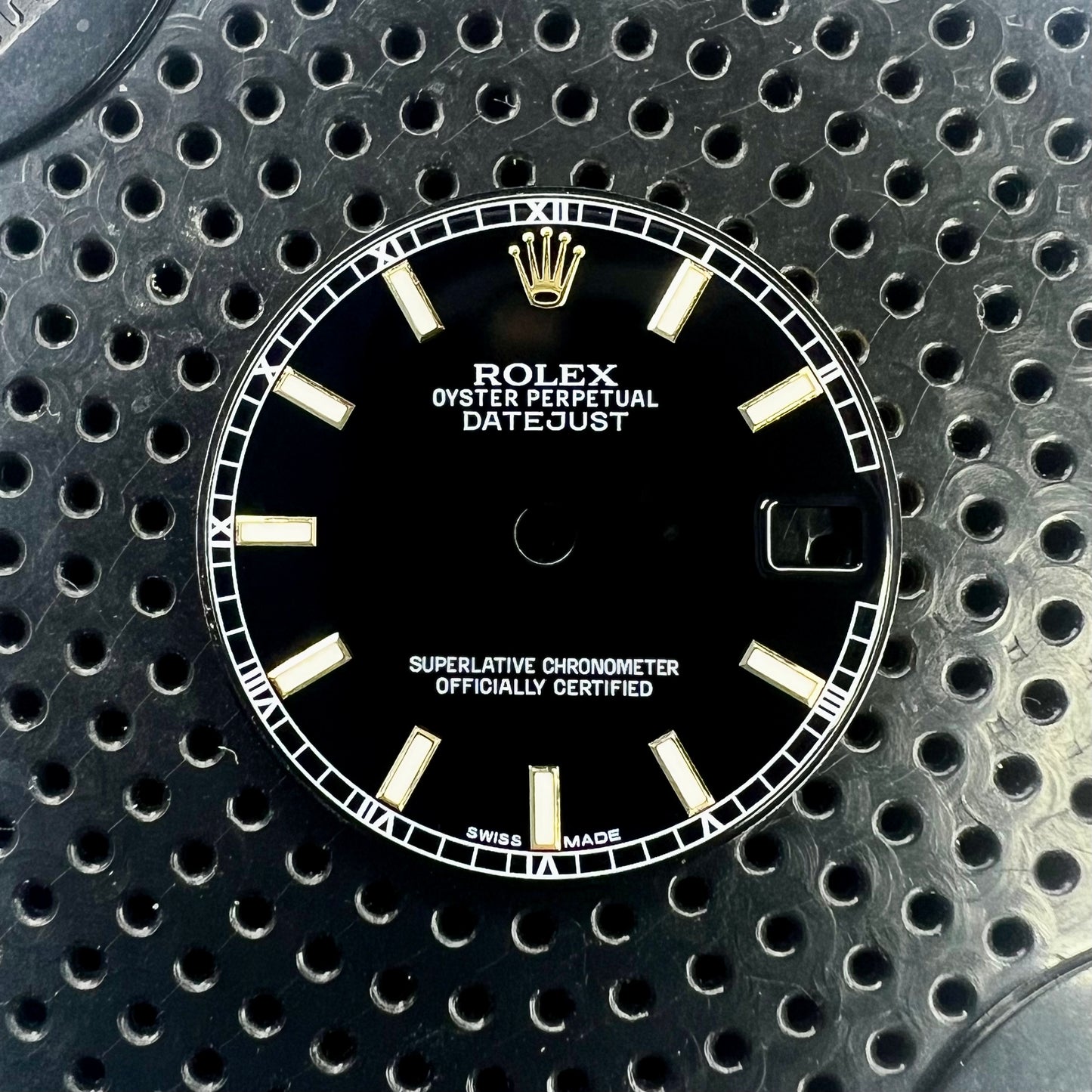 Genuine Rolex Datejust 31 Black Bimetal Dial