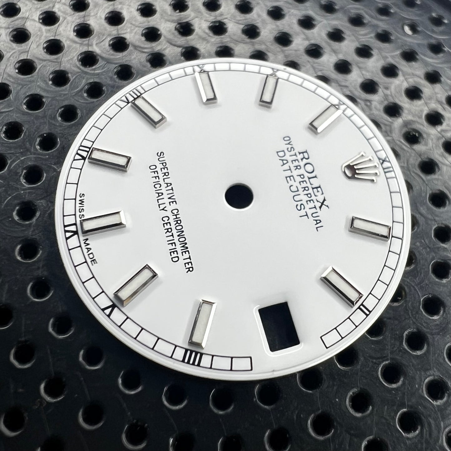 Genuine Rolex Datejust 31 White Luminova Stick Dial