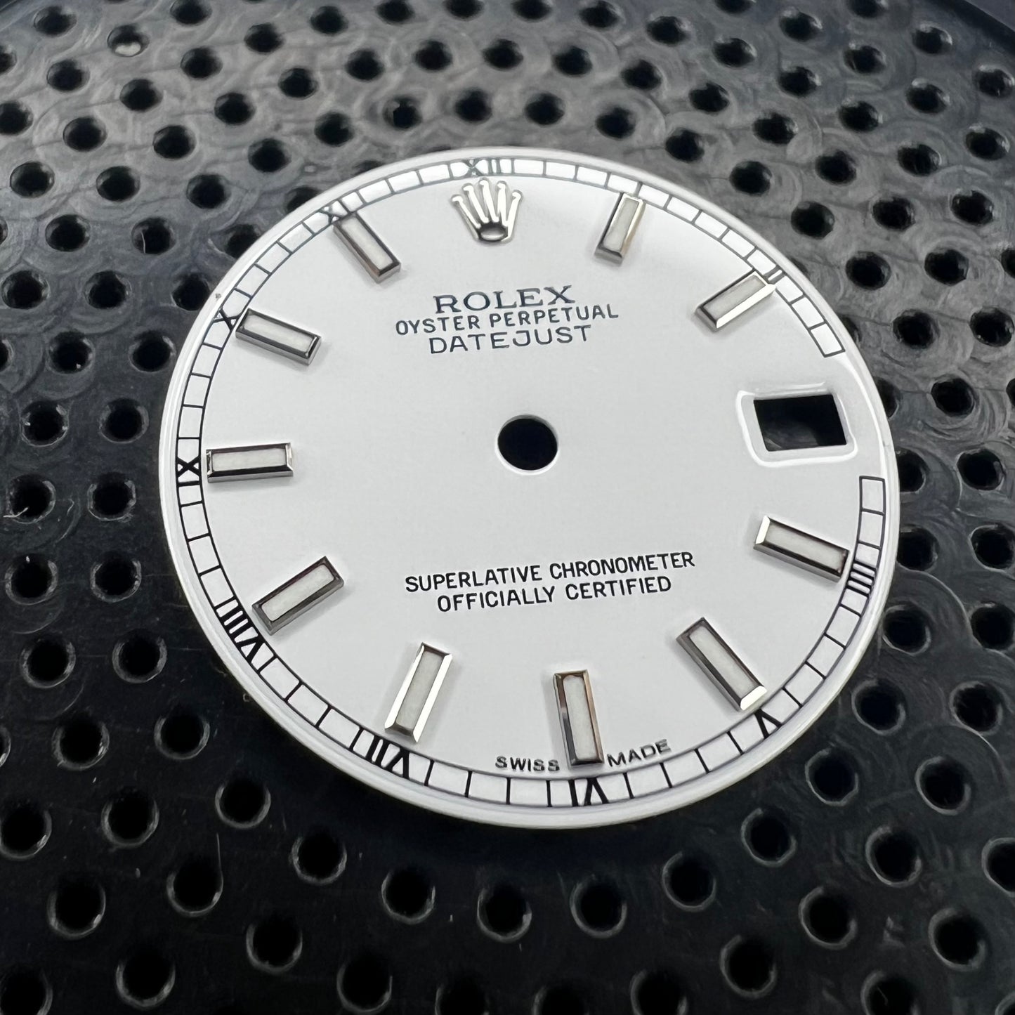 Genuine Rolex Datejust 31 White Luminova Stick Dial