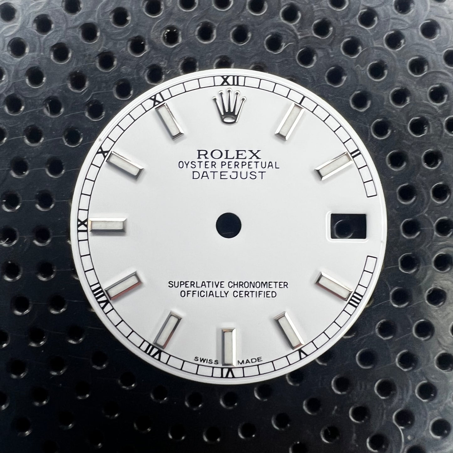 Genuine Rolex Datejust 31 White Luminova Stick Dial