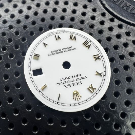 Genuine Rolex Datejust 26 White Enamel Classic Roman Dial