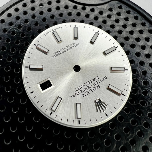 Genuine Rolex Datejust 36 (new model) Silver Luminova Stick Dial