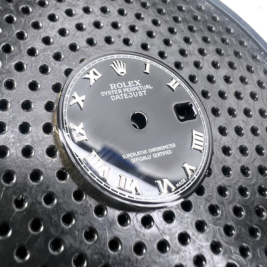 Rolex Datejust 26 Black Roman Dial (side)