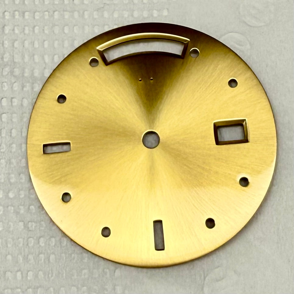 Rolex watch dial repair process: plating