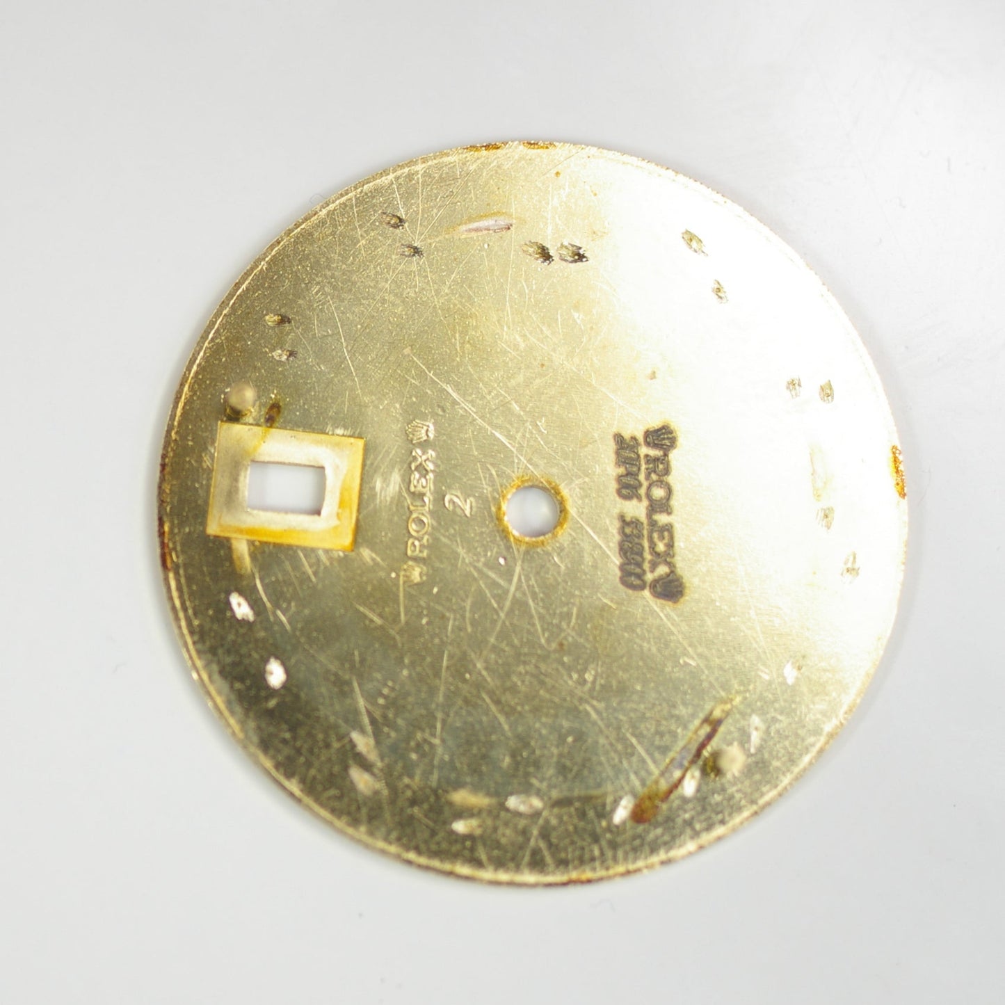 Rolex Datejust 36mm Gold Sunray Roman Dial (back)