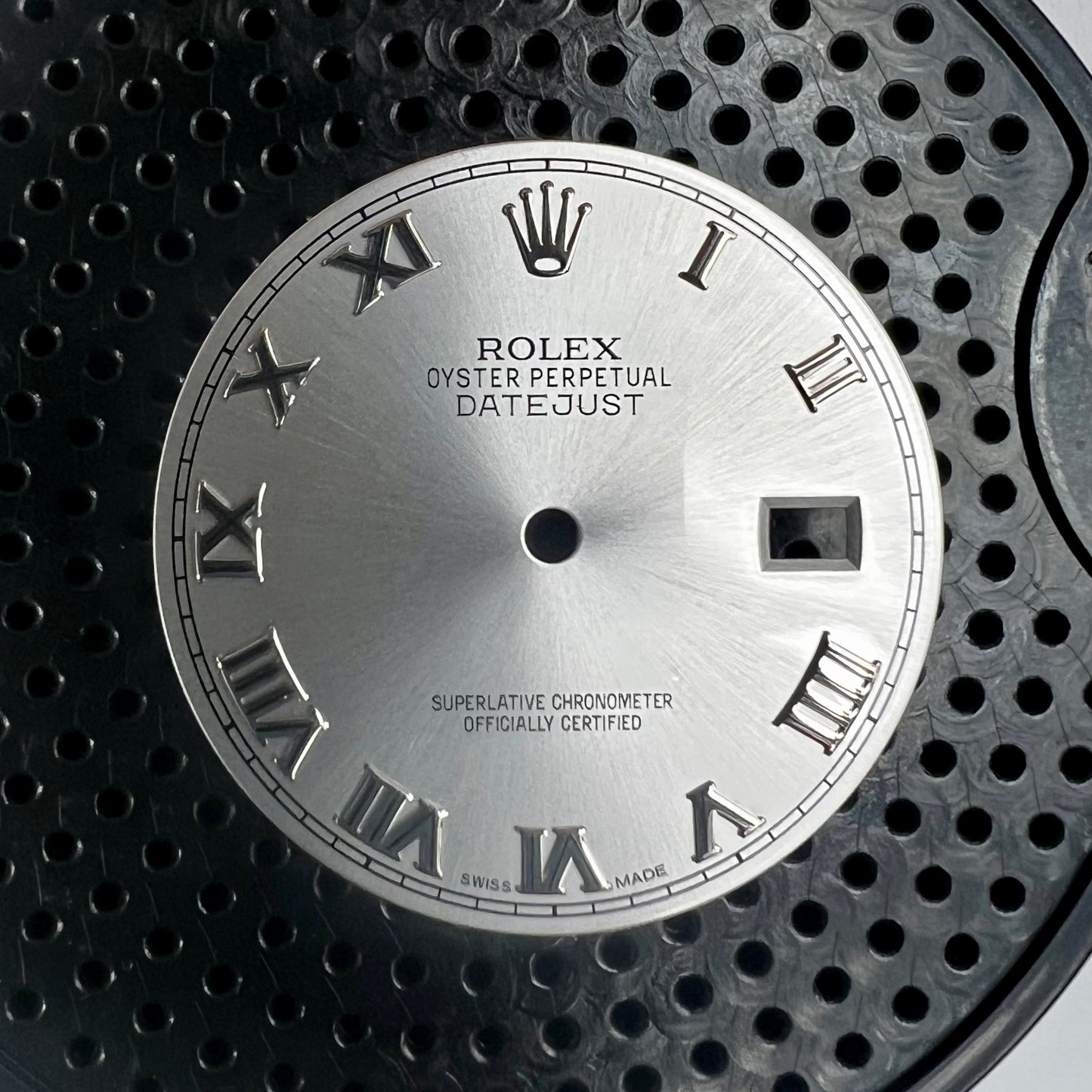 Genuine Rolex Datejust 36 Silver Roman Dial (WG)