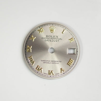 DJ 26 Silver Roman Dial front