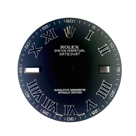 Genuine Rolex Datejust II Matte Black with Roman Numerals