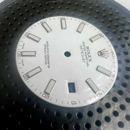 Genuine Rolex Datejust II Gloss White with Luminova Sticks Dial
